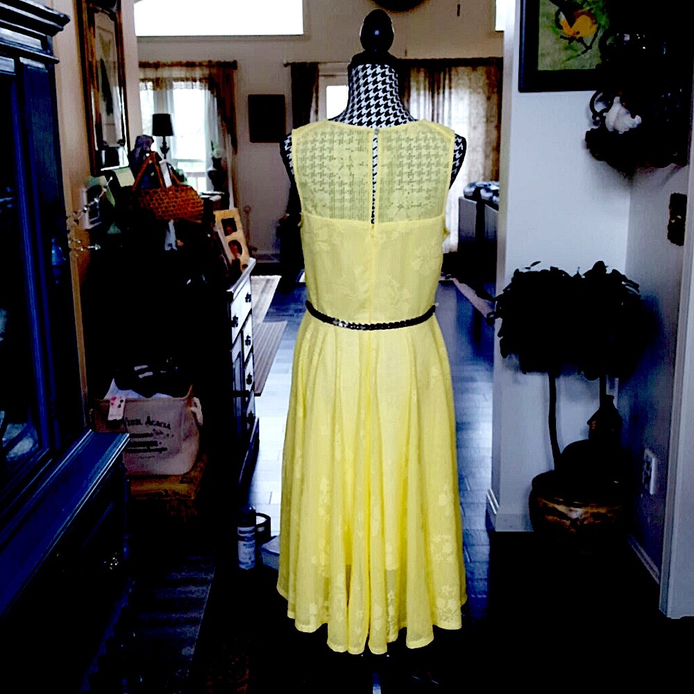 Rabbit Rabbit Rabbit DESIGNS Yellow Dress Size 10 - Picture 8 of 15